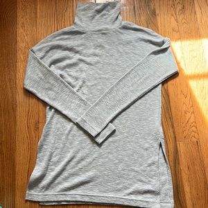 J. Crew Turtleneck Tunic in Space Dyed Gray